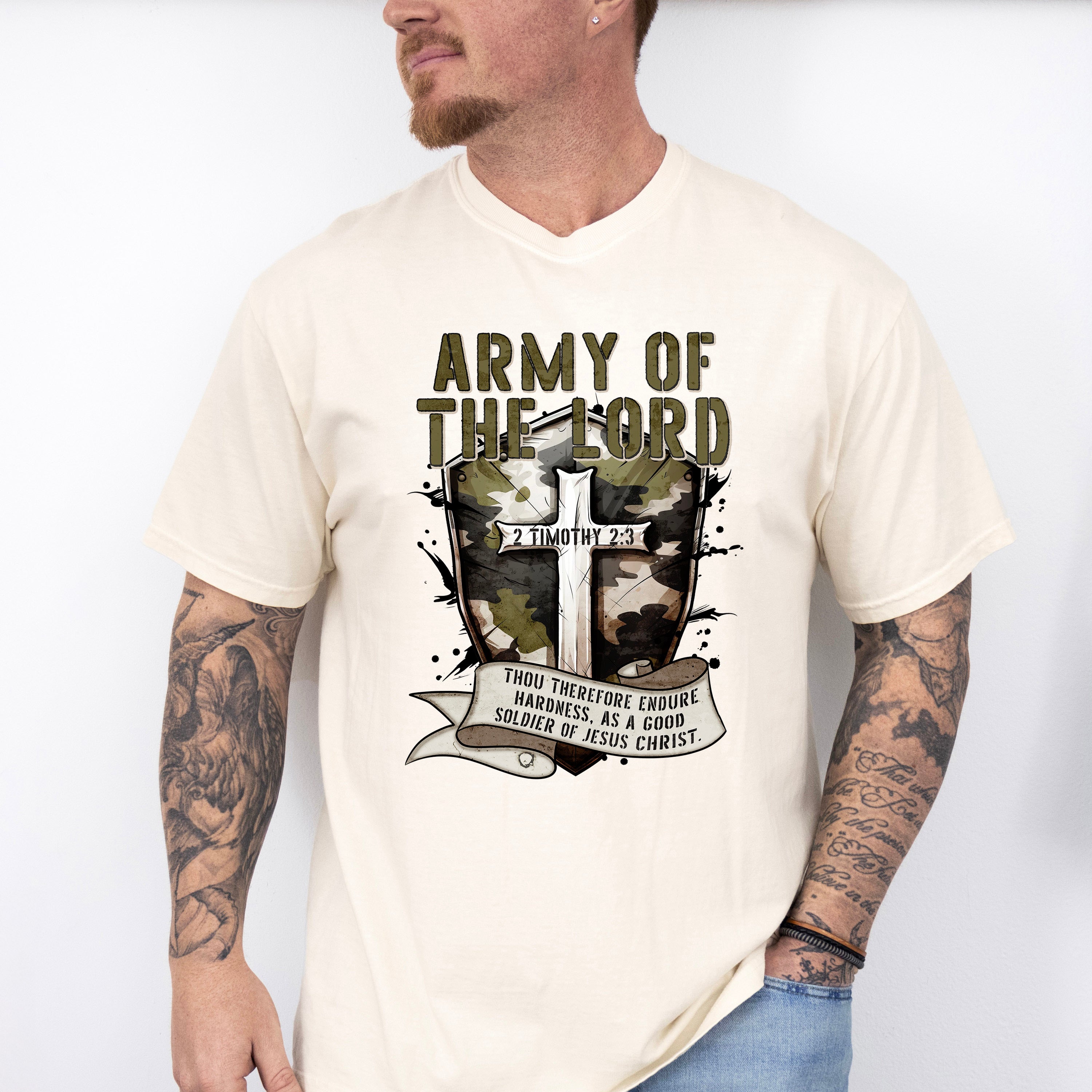 Army Of The Lord - Military Unisex Crewneck T-Shirt Sweatshirt Hoodie
