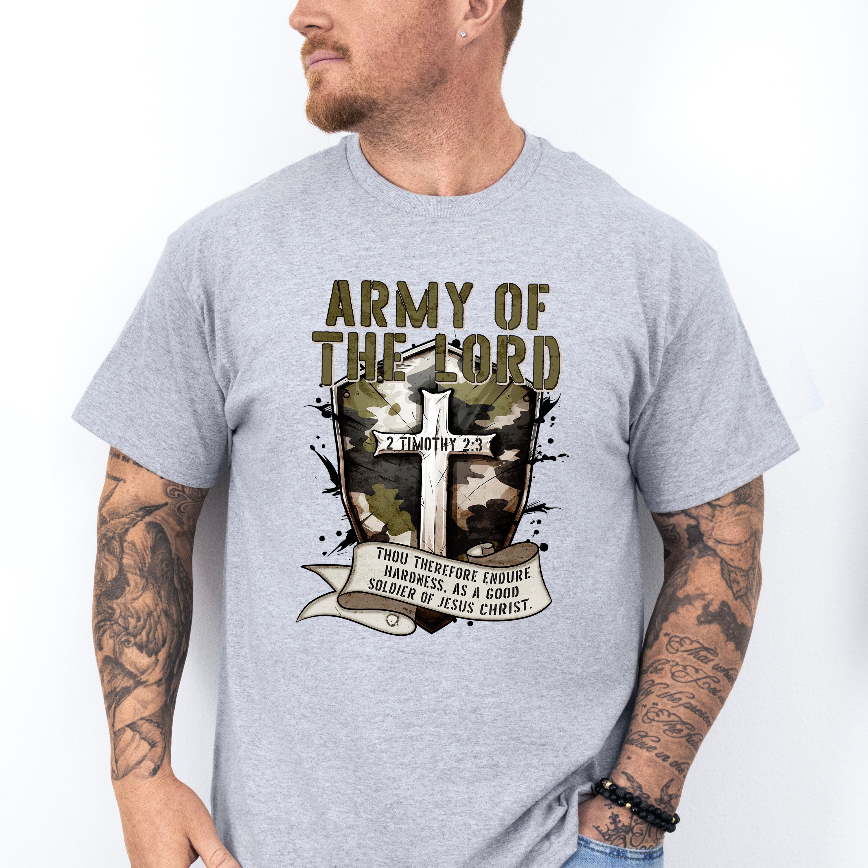 Army Of The Lord - Military Unisex Crewneck T-Shirt Sweatshirt Hoodie