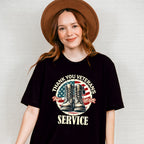 Thank You Veterans For Your Service - Military Unisex Crewneck T-Shirt Sweatshirt Hoodie