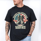 Thank You Veterans For Your Service - Military Unisex Crewneck T-Shirt Sweatshirt Hoodie