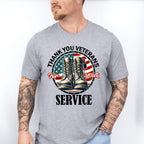 Thank You Veterans For Your Service - Military Unisex Crewneck T-Shirt Sweatshirt Hoodie