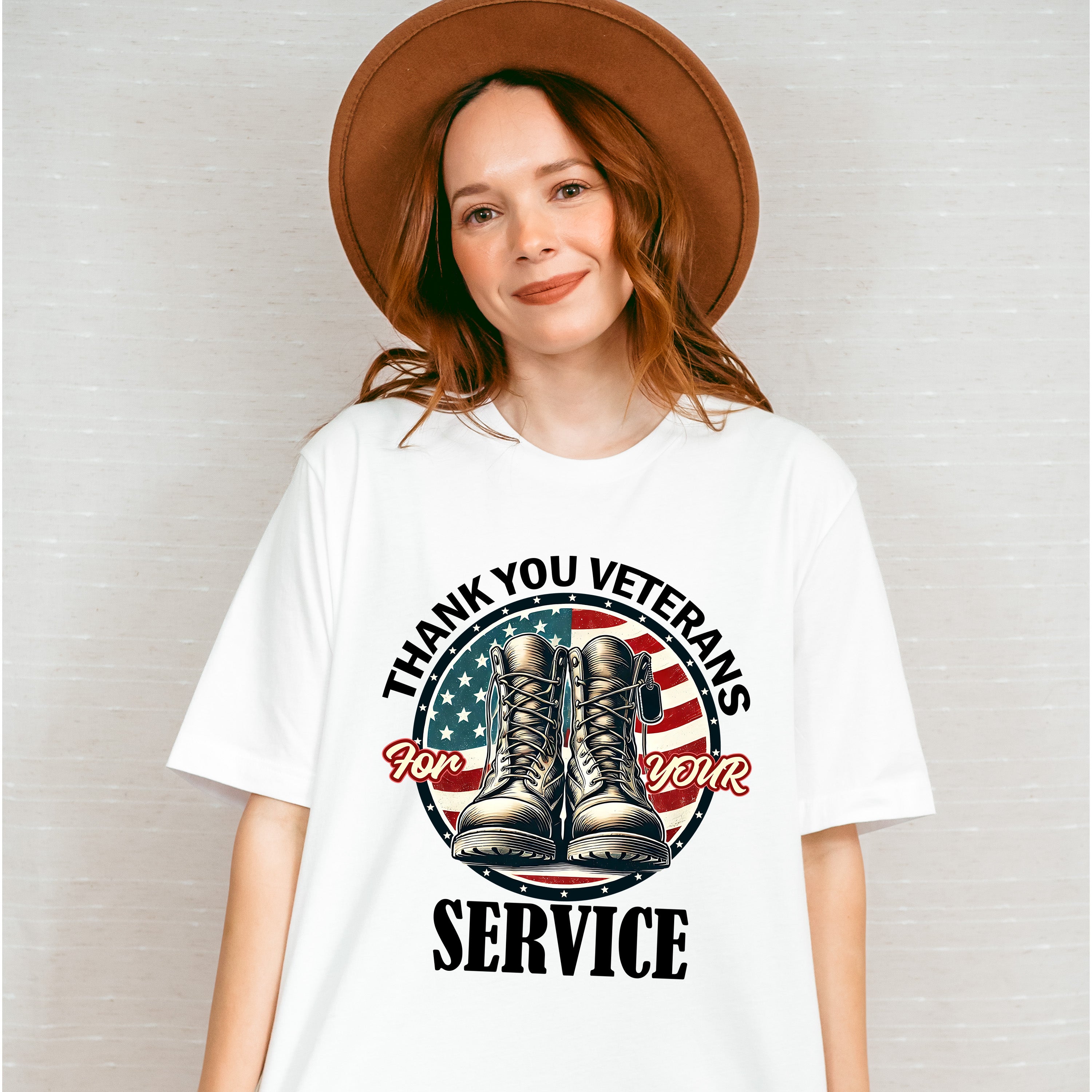 Thank You Veterans For Your Service - Military Unisex Crewneck T-Shirt Sweatshirt Hoodie