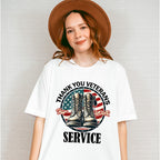 Thank You Veterans For Your Service - Military Unisex Crewneck T-Shirt Sweatshirt Hoodie