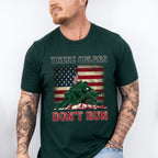 These Colors Don't Run Soldiers Design - Military Unisex Crewneck T-Shirt Sweatshirt Hoodie