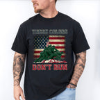 These Colors Don't Run Soldiers Design - Military Unisex Crewneck T-Shirt Sweatshirt Hoodie
