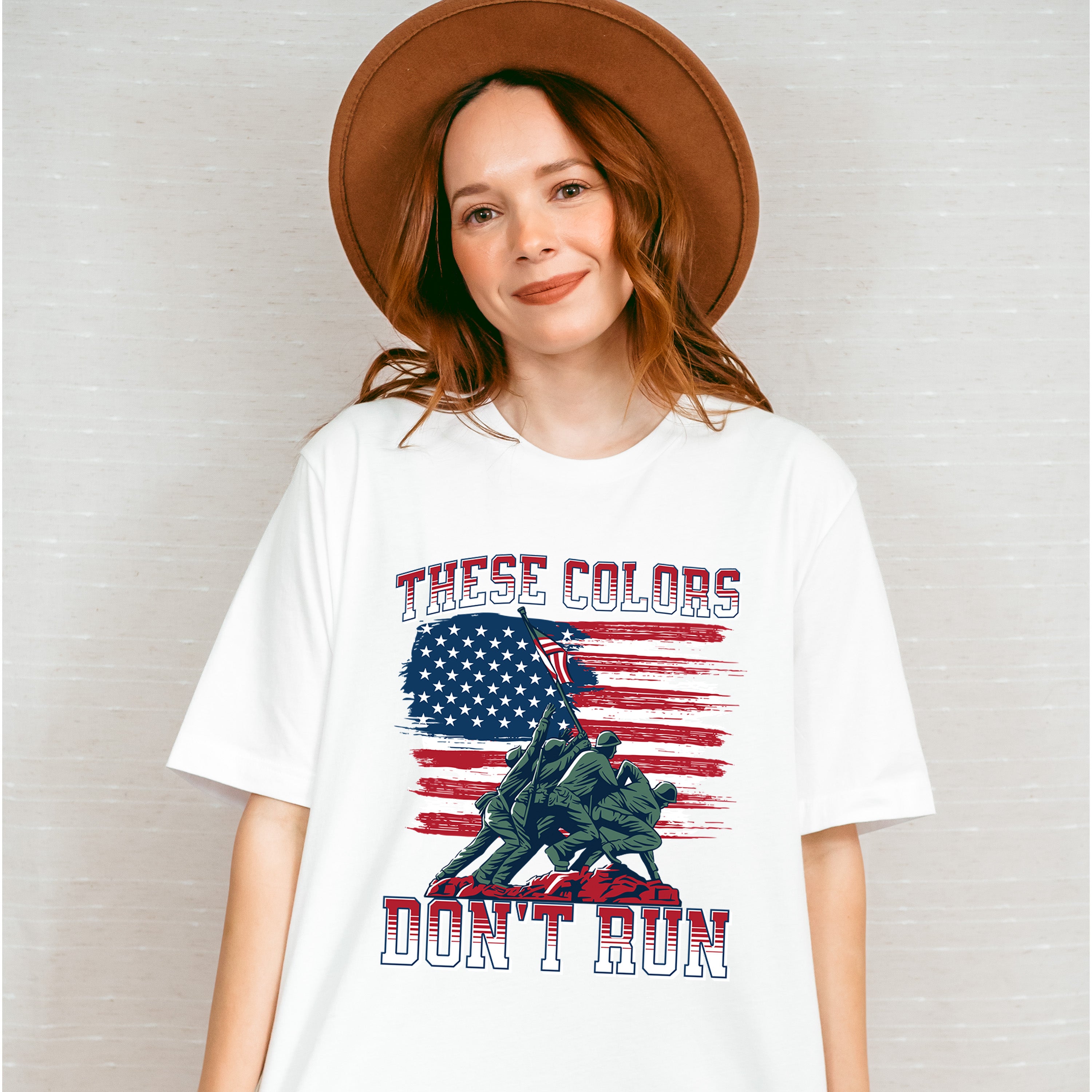 These Colors Don't Run - Military Unisex Crewneck T-Shirt Sweatshirt Hoodie