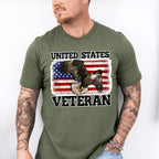 United States Veteran Eagle Design - Military Unisex Crewneck T-Shirt Sweatshirt Hoodie