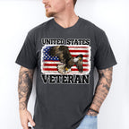 United States Veteran Eagle Design - Military Unisex Crewneck T-Shirt Sweatshirt Hoodie