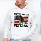United States Veteran Eagle Design - Military Unisex Crewneck T-Shirt Sweatshirt Hoodie