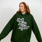 Black Lives Matter Calligraphy Design - BLM Unisex Crewneck T-Shirt Sweatshirt Hoodie