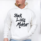 Black Lives Matter Calligraphy Design - BLM Unisex Crewneck T-Shirt Sweatshirt Hoodie