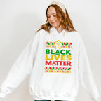 Black Lives Matter Colorful Design - BLM Unisex Crewneck T-Shirt Sweatshirt Hoodie