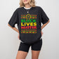 Black Lives Matter Colorful Design - BLM Unisex Crewneck T-Shirt Sweatshirt Hoodie