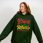 Black Lives Matter Red Green Yellow Design - BLM Unisex Crewneck T-Shirt Sweatshirt Hoodie