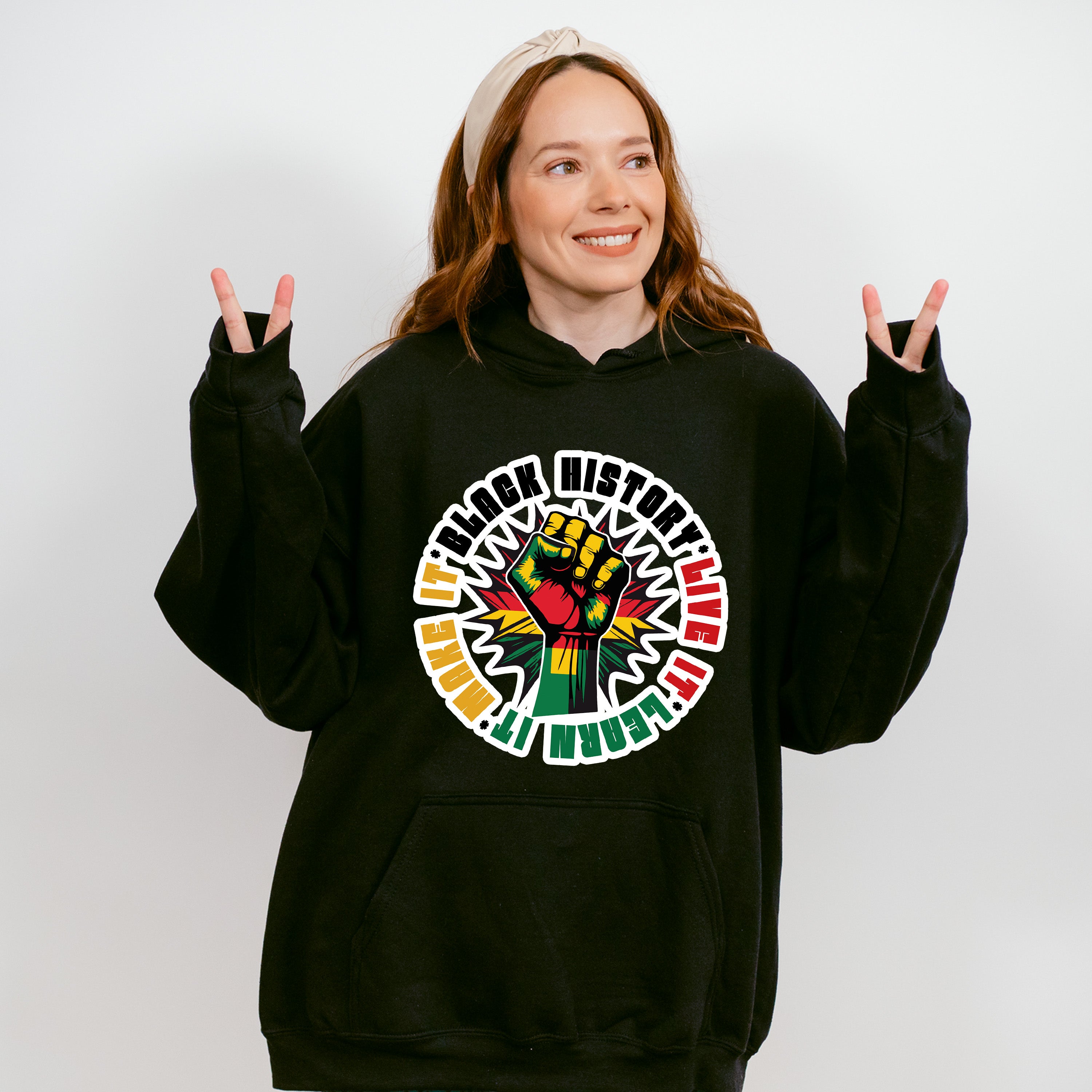 Live It Learn It Make It - BLM Unisex Crewneck T-Shirt Sweatshirt Hoodie