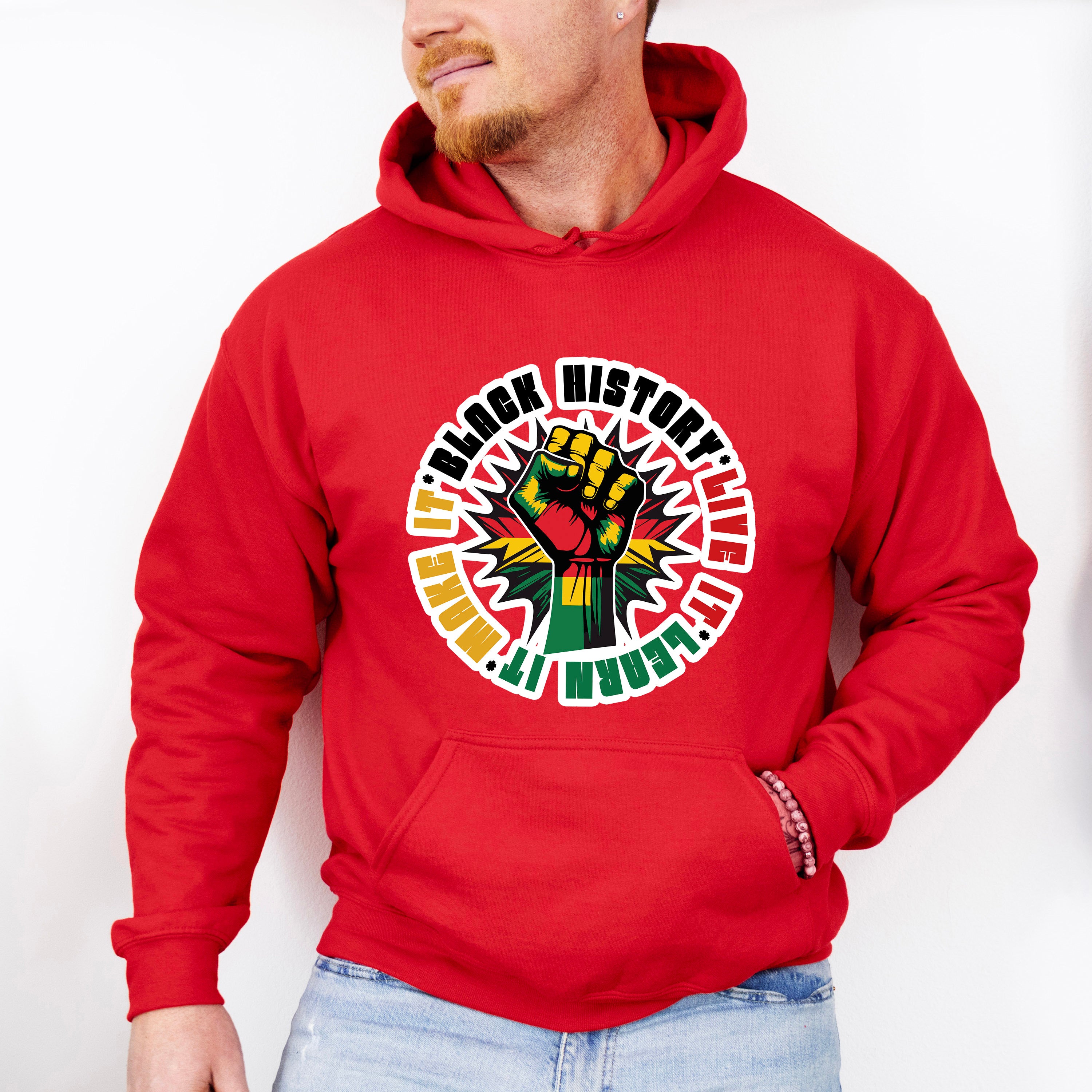 Live It Learn It Make It - BLM Unisex Crewneck T-Shirt Sweatshirt Hoodie