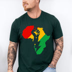 Africa Fist Design - BLM Unisex Crewneck T-Shirt Sweatshirt Hoodie