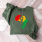 Africa Fist Design - BLM Unisex Crewneck T-Shirt Sweatshirt Hoodie