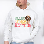 Black Lives Matter Fist Design - BLM Unisex Crewneck T-Shirt Sweatshirt Hoodie