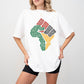 Black Lives Matter Fist Africa Design - BLM Unisex Crewneck T-Shirt Sweatshirt Hoodie