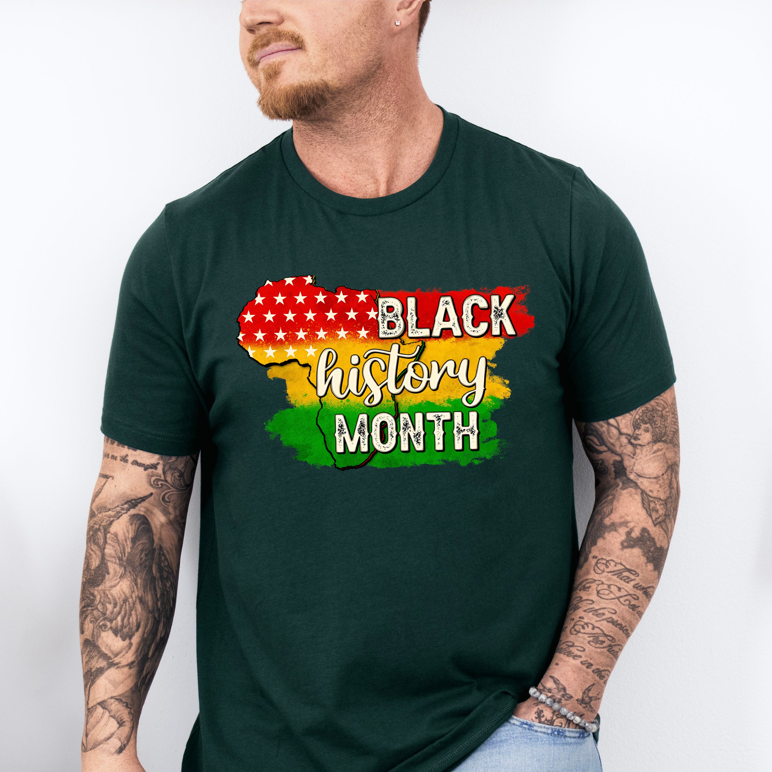 Black History Month Africa Design - BLM Unisex Crewneck T-Shirt Sweatshirt Hoodie