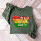 Black History Month Africa Design - BLM Unisex Crewneck T-Shirt Sweatshirt Hoodie