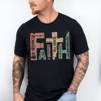 Faith Cross Design - Christianity Unisex Crewneck T-Shirt Sweatshirt Hoodie