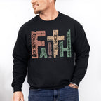 Faith Cross Design - Christianity Unisex Crewneck T-Shirt Sweatshirt Hoodie