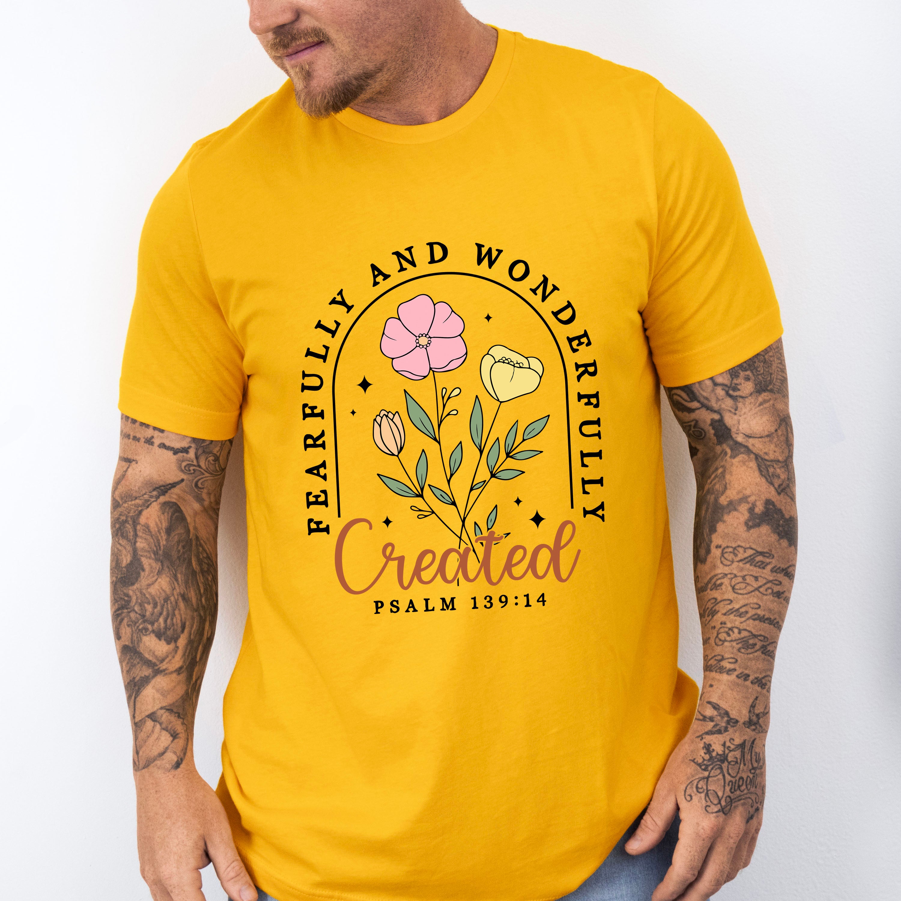 Fearfully And Wonderfully - Christianity Unisex Crewneck T-Shirt Sweatshirt Hoodie