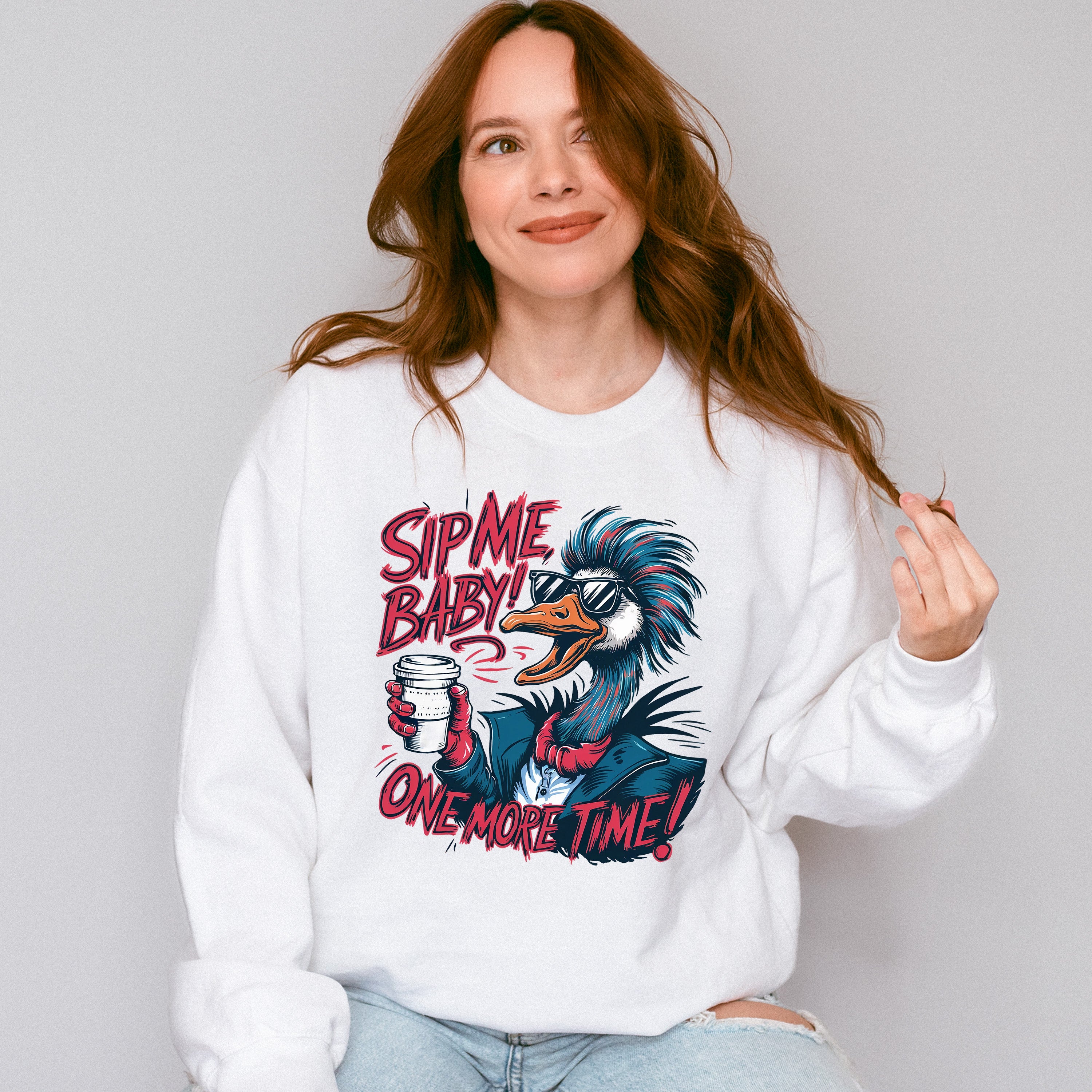 Sip Me Baby One More Time - Coffee Unisex Crewneck T-Shirt Sweatshirt Hoodie