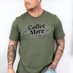 Coffee More Worry Less - Coffee Unisex Crewneck T-Shirt Sweatshirt Hoodie