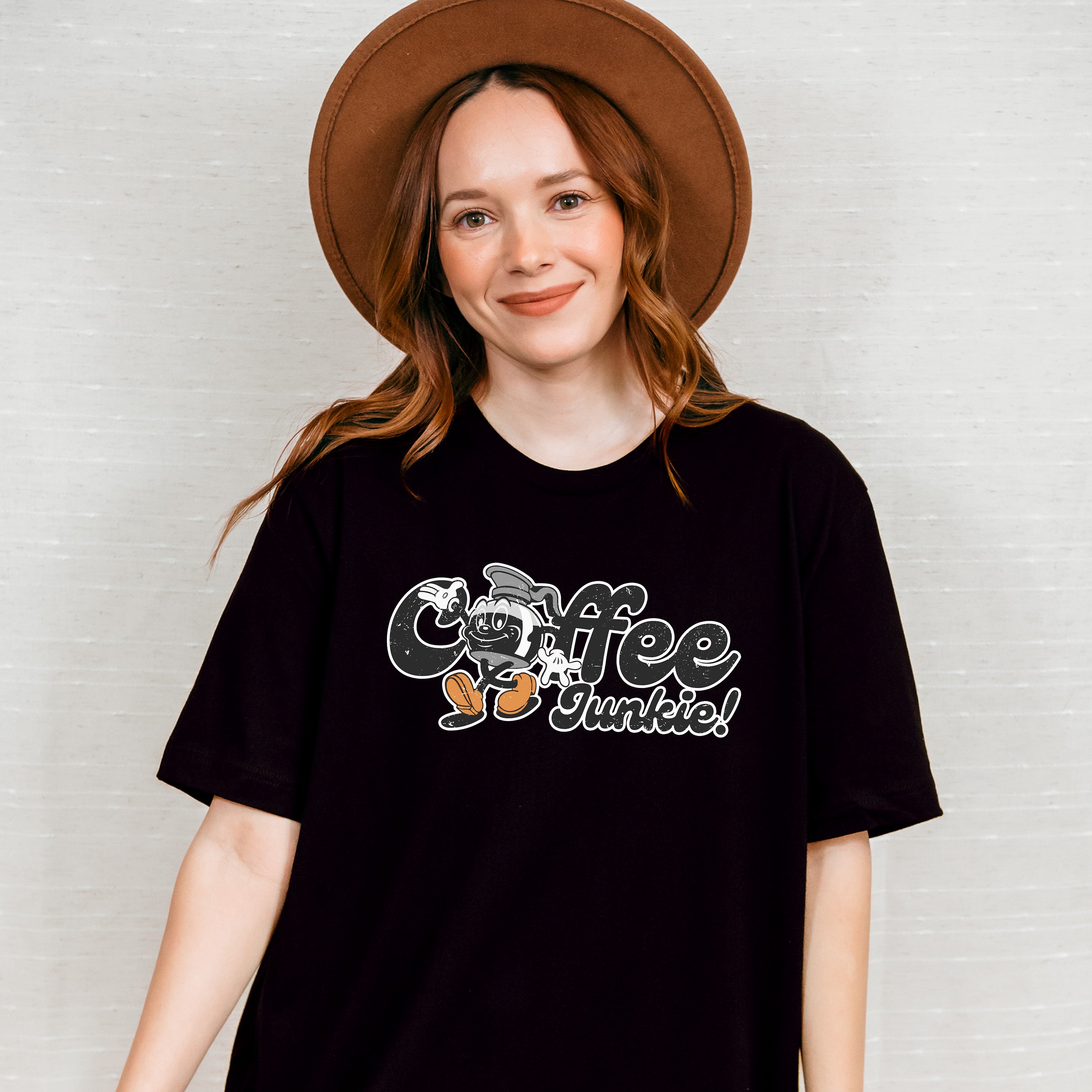 Coffee Junkie - Coffee Unisex Crewneck T-Shirt Sweatshirt Hoodie