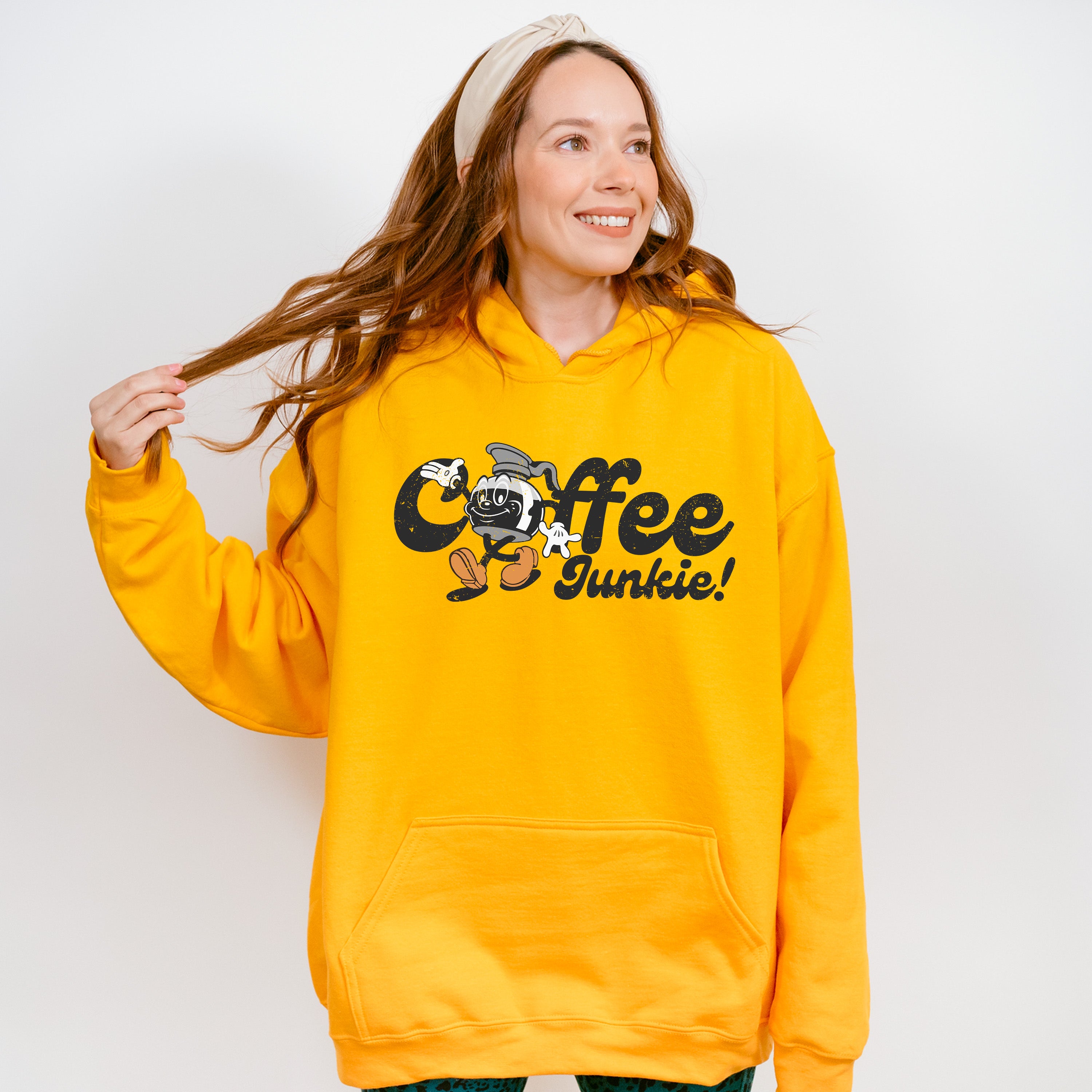 Coffee Junkie - Coffee Unisex Crewneck T-Shirt Sweatshirt Hoodie