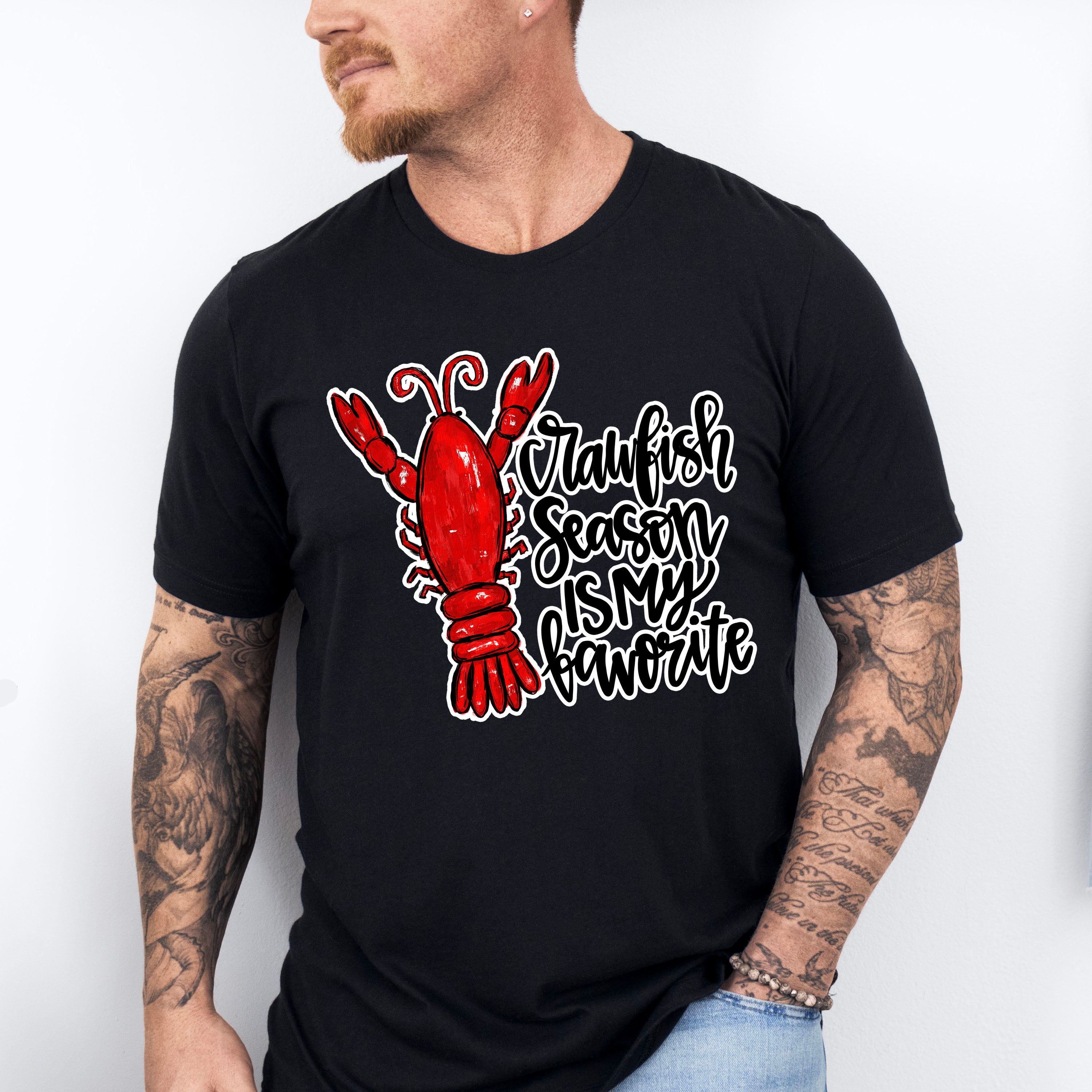 Crawfish Season Is My Favorite - Crawfish Unisex Crewneck T-Shirt Sweatshirt Hoodie