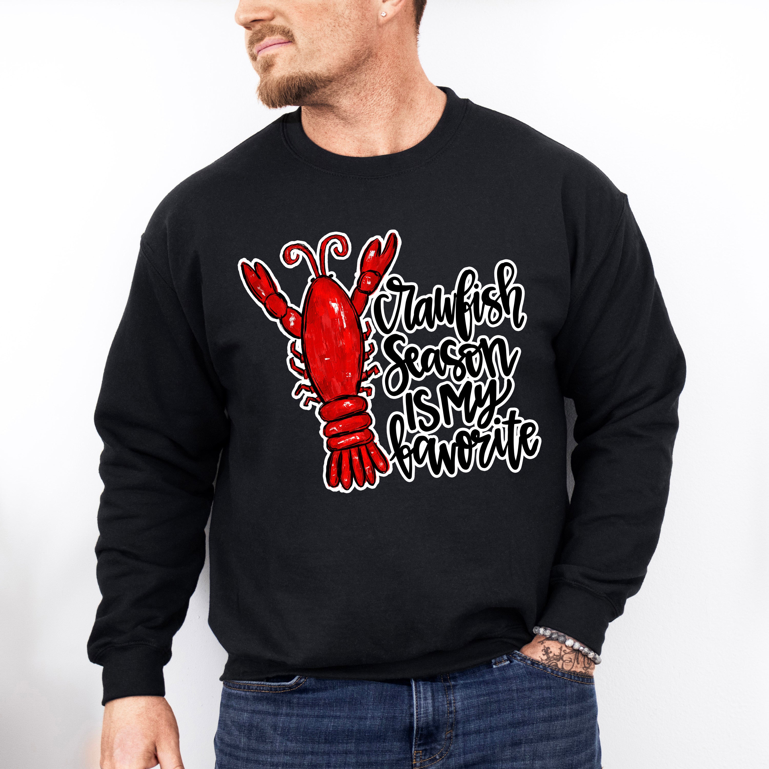 Crawfish Season Is My Favorite - Crawfish Unisex Crewneck T-Shirt Sweatshirt Hoodie