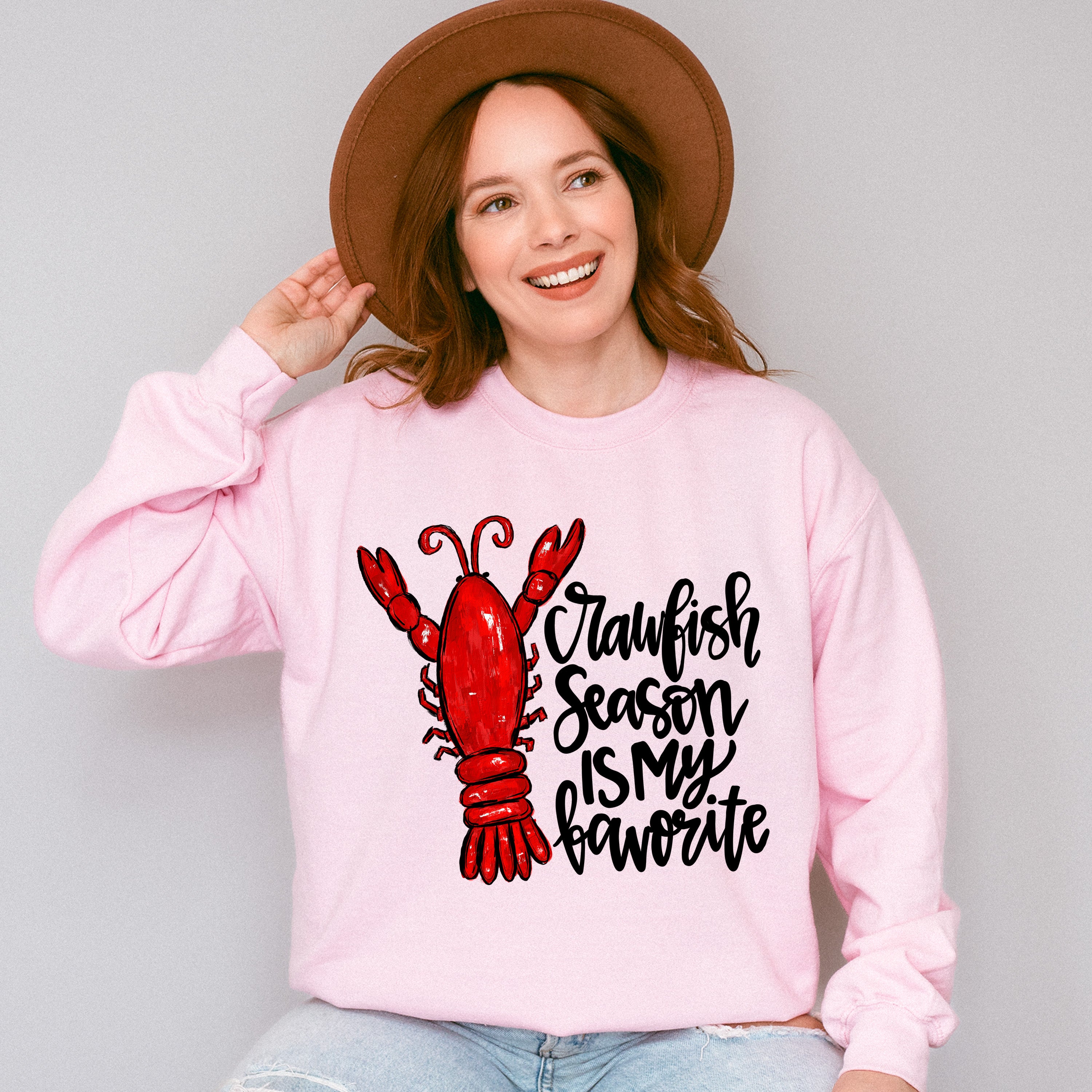 Crawfish Season Is My Favorite - Crawfish Unisex Crewneck T-Shirt Sweatshirt Hoodie