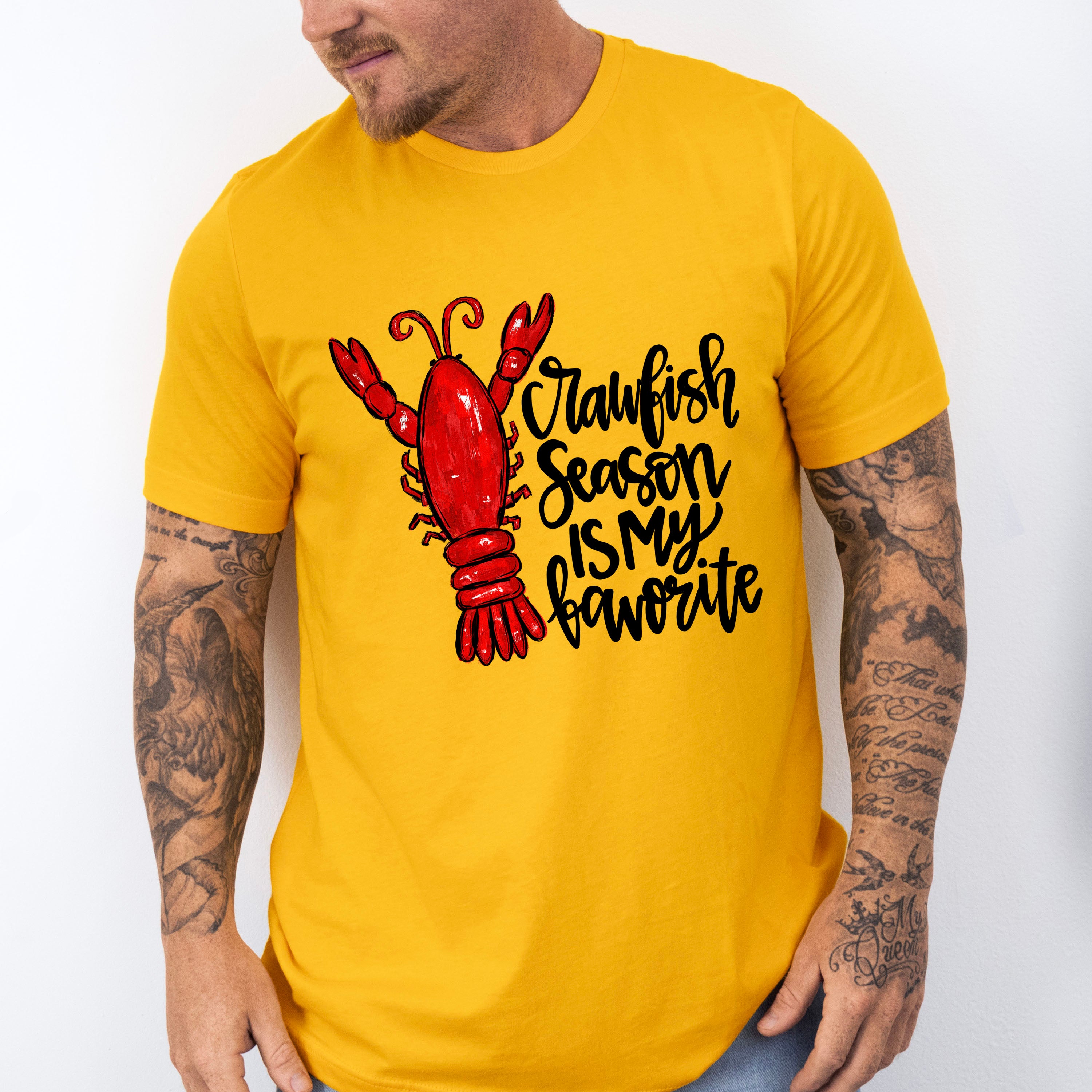 Crawfish Season Is My Favorite - Crawfish Unisex Crewneck T-Shirt Sweatshirt Hoodie