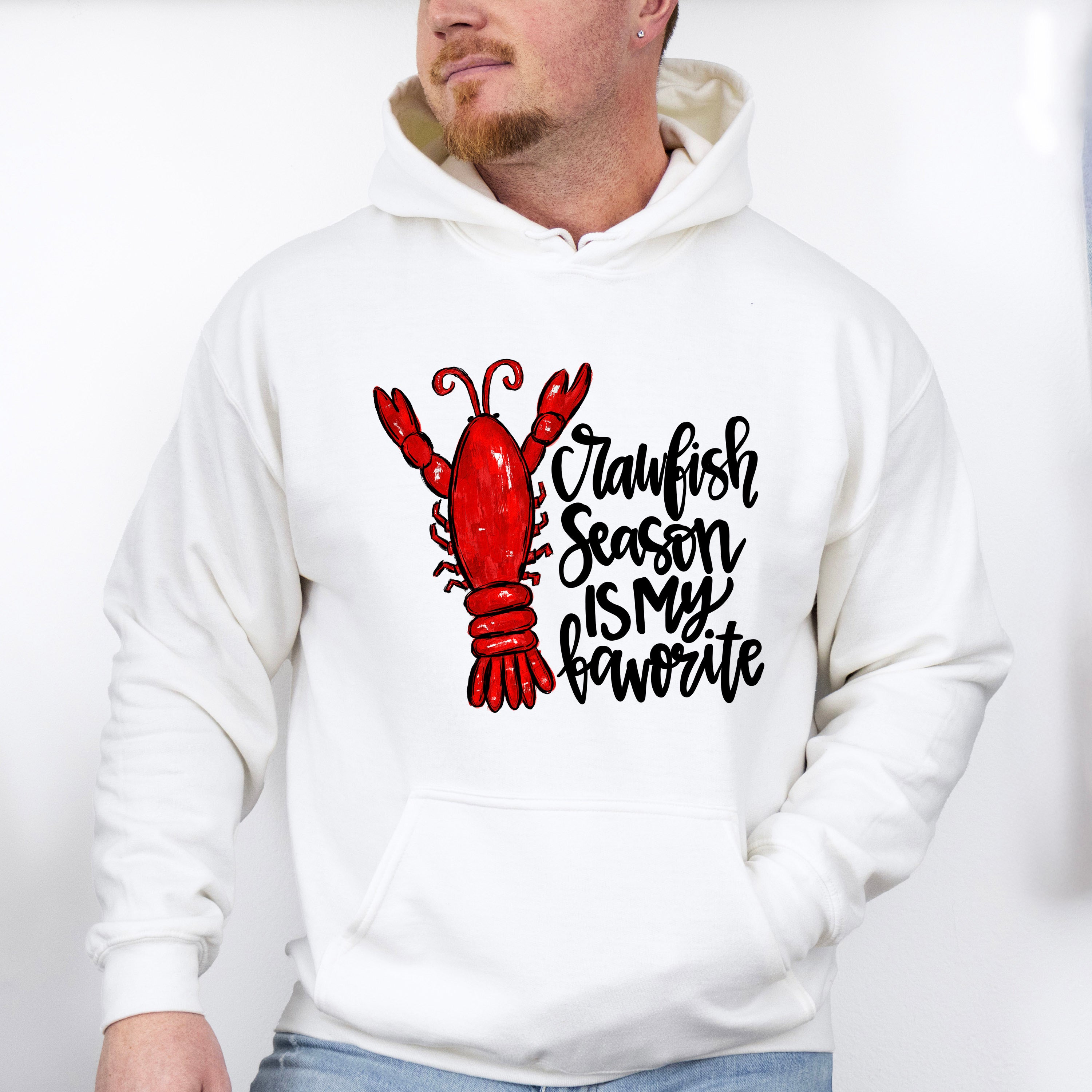 Crawfish Season Is My Favorite - Crawfish Unisex Crewneck T-Shirt Sweatshirt Hoodie