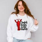 Crawfish Season Is My Favorite - Crawfish Unisex Crewneck T-Shirt Sweatshirt Hoodie