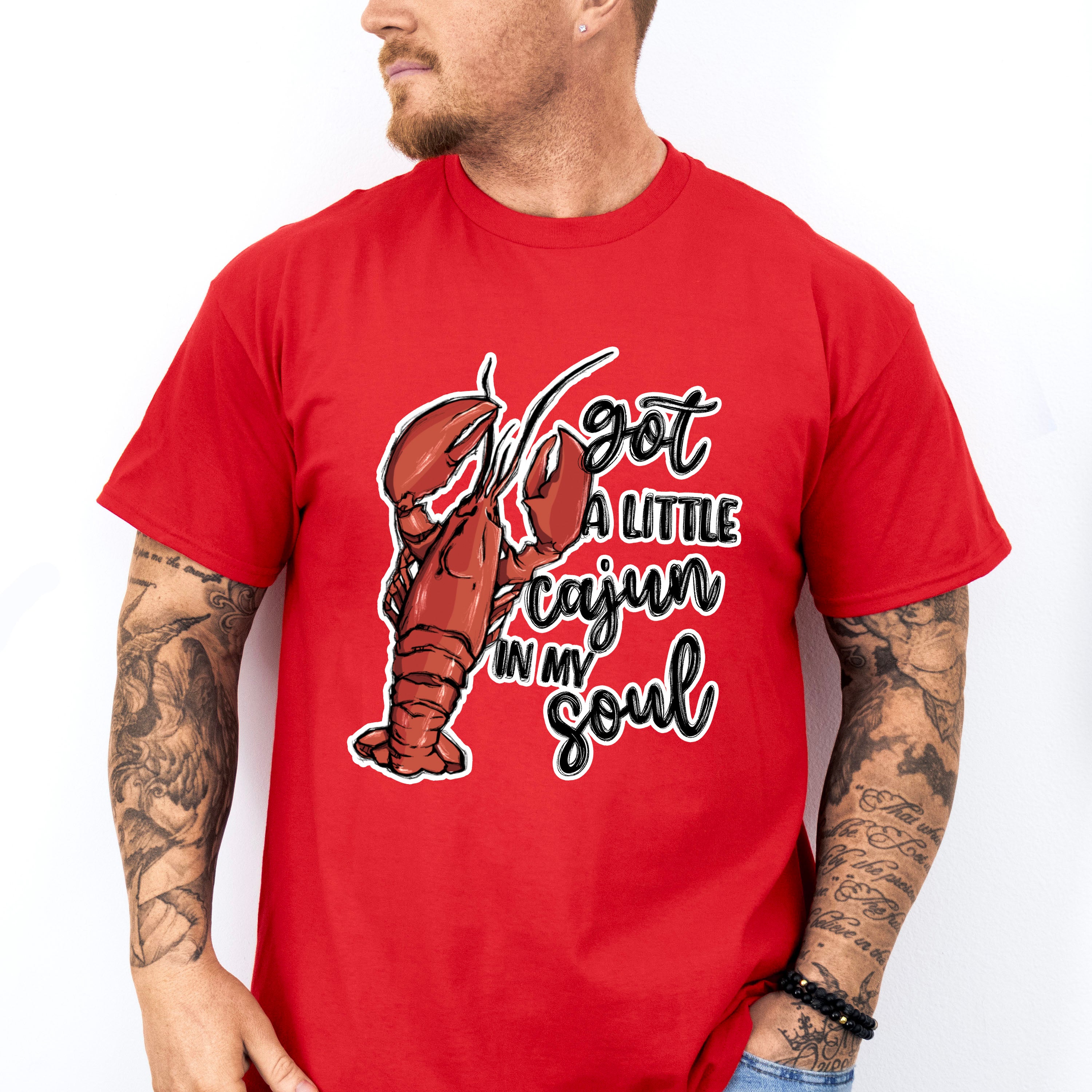 Got A Little Cajun In My Soul - Crawfish Unisex Crewneck T-Shirt Sweatshirt Hoodie