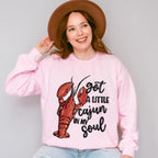Got A Little Cajun In My Soul - Crawfish Unisex Crewneck T-Shirt Sweatshirt Hoodie