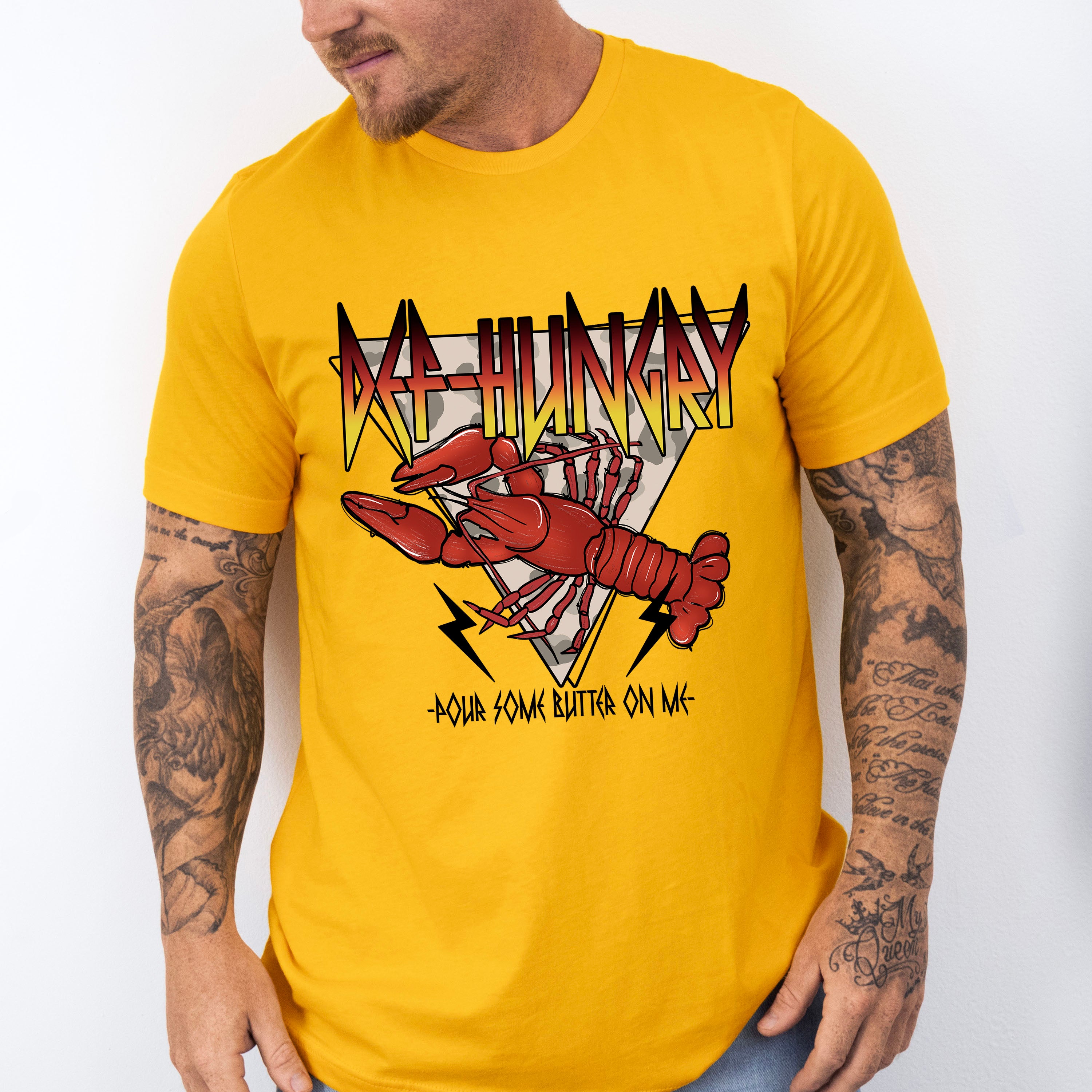 Def Hungry Pour Some Butter On Me - Crawfish Unisex Crewneck T-Shirt Sweatshirt Hoodie