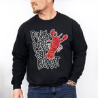 Pinch Peel Eat Repeat - Crawfish Unisex Crewneck T-Shirt Sweatshirt Hoodie