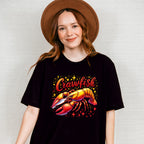 Crawfish Glitter Design - Crawfish Unisex Crewneck T-Shirt Sweatshirt Hoodie