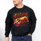 Crawfish Glitter Design - Crawfish Unisex Crewneck T-Shirt Sweatshirt Hoodie