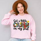 Cajun In My Soul - Crawfish Unisex Crewneck T-Shirt Sweatshirt Hoodie