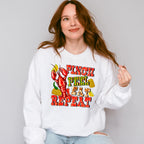 Pinch Peel Eat Repeat Crawfish - Crawfish Unisex Crewneck T-Shirt Sweatshirt Hoodie