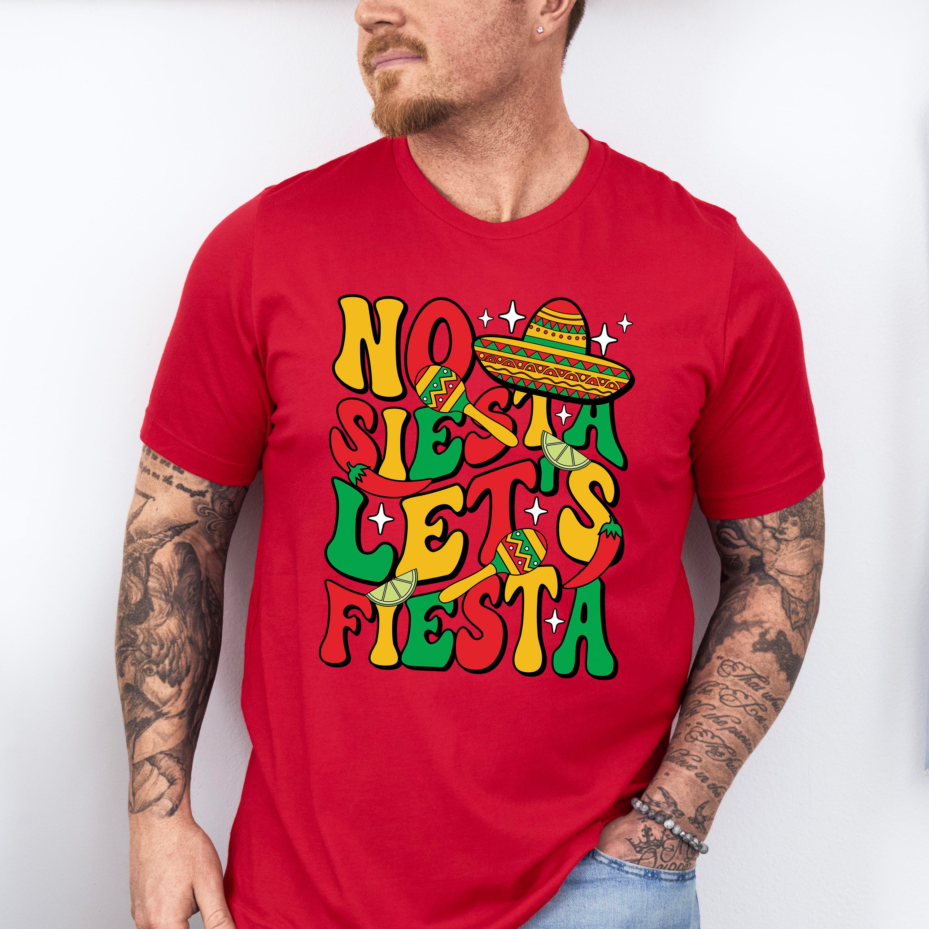 No Siesta Let's Fiesta - Cinco De Mayo Unisex Crewneck T-Shirt Sweatshirt Hoodie