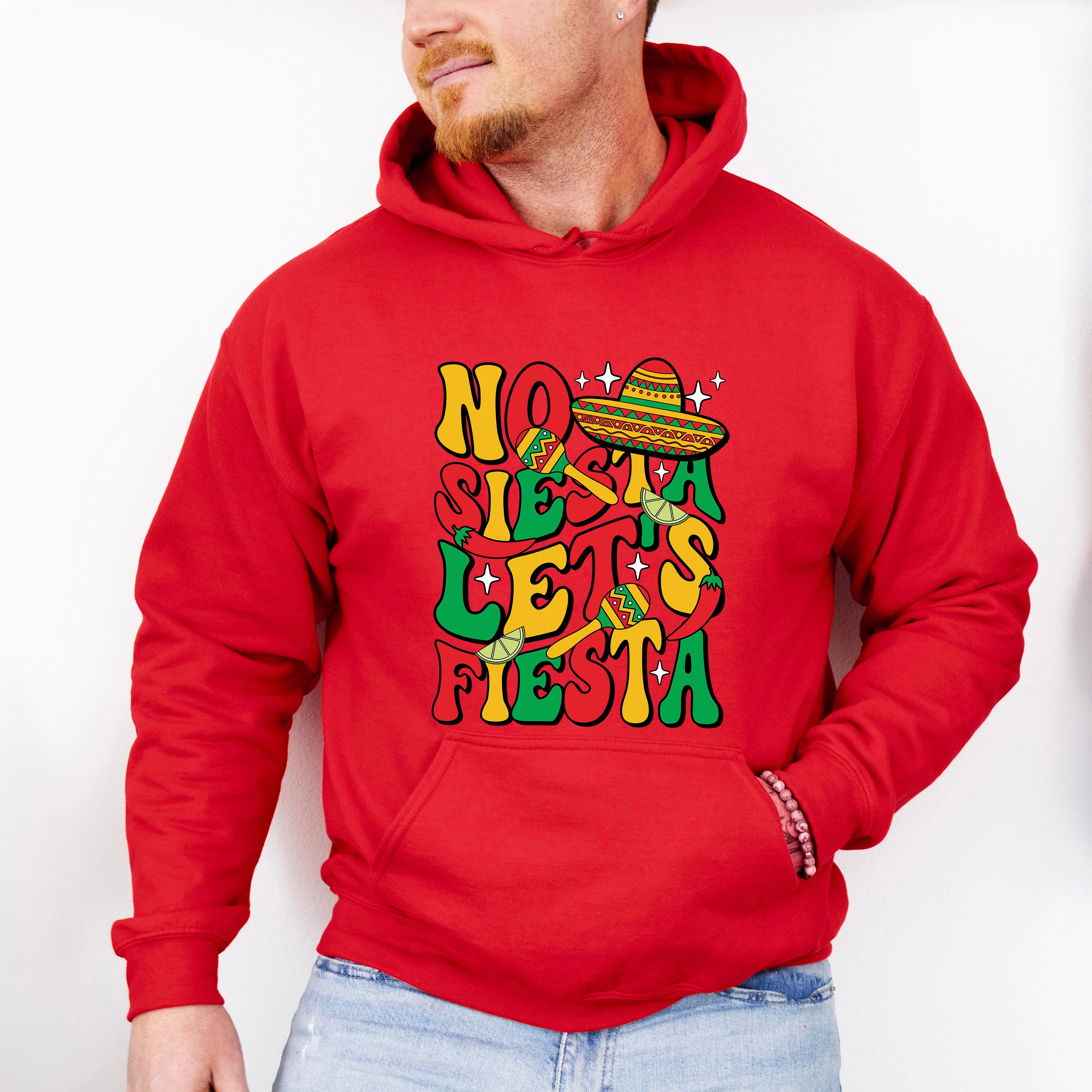 No Siesta Let's Fiesta - Cinco De Mayo Unisex Crewneck T-Shirt Sweatshirt Hoodie