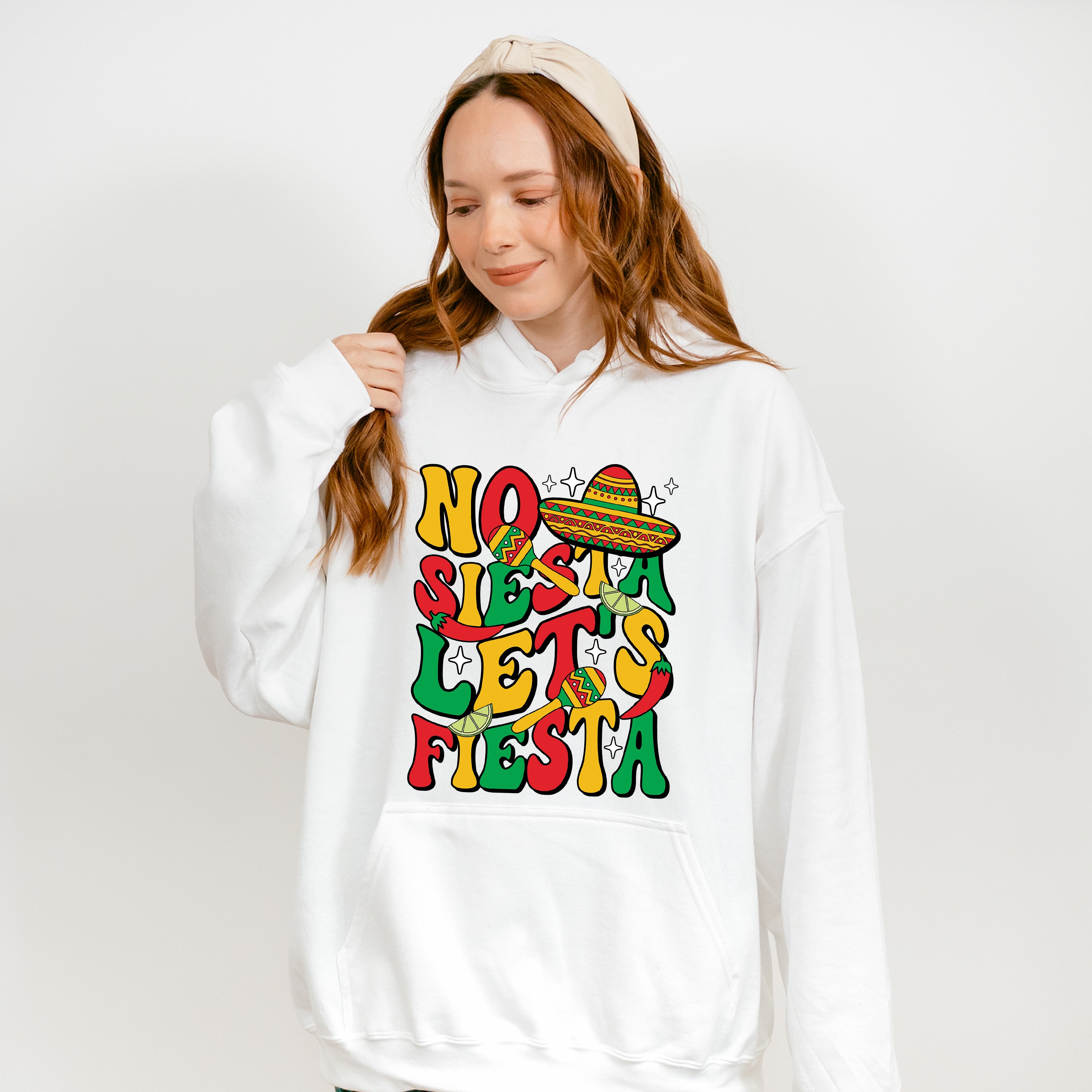 No Siesta Let's Fiesta - Cinco De Mayo Unisex Crewneck T-Shirt Sweatshirt Hoodie